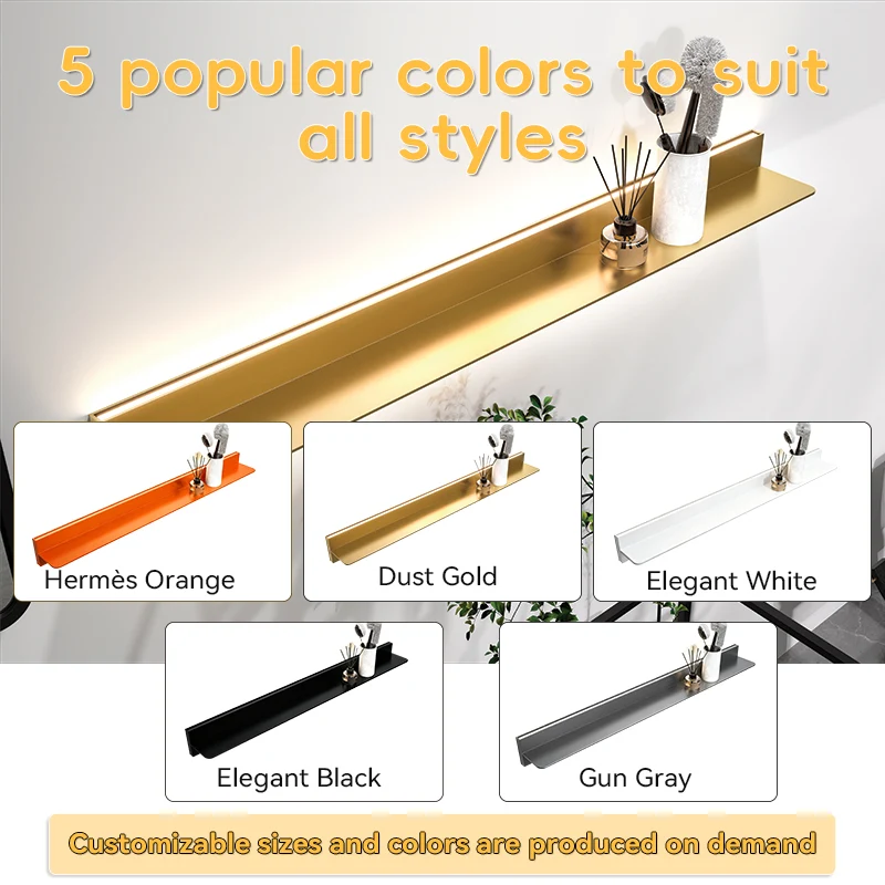 Gold Laminated Stainless Steel Storage Rack